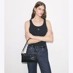 Tory Burch Croc-Embossed Pochette
