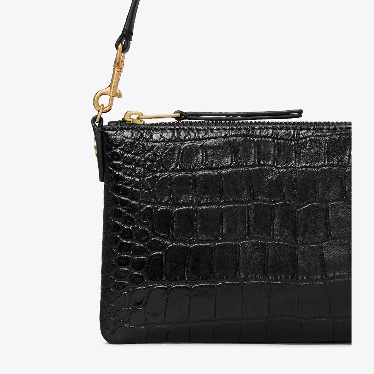 Tory Burch Croc-Embossed Pochette