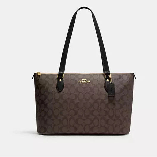 Coach Gallery Tote Bag Signature Canvas