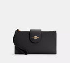 Coach Phone Wallet In Colorblock Signature Canvas