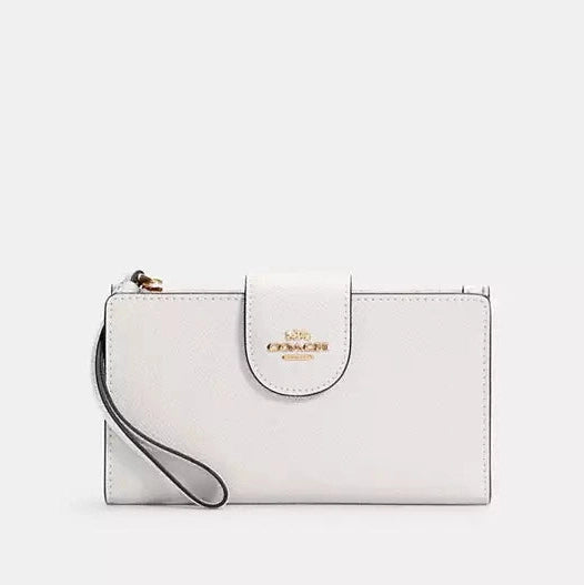Coach Phone Wallet In Colorblock Signature Canvas