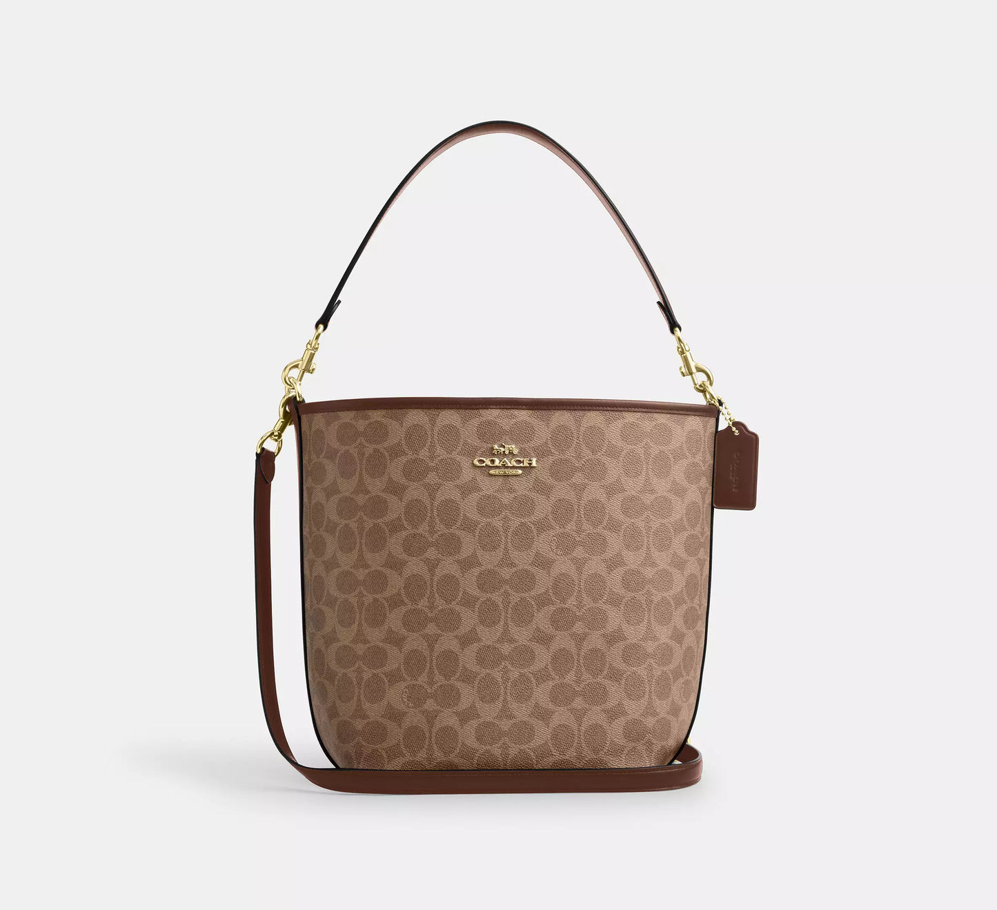 Coach City Large Bucket Bag In Signature Canvas