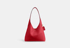 Coach Brooklyn Shoulder Bag 28 Classic Brass/Scarlet