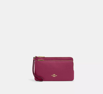 Coach Double Zip Wallet