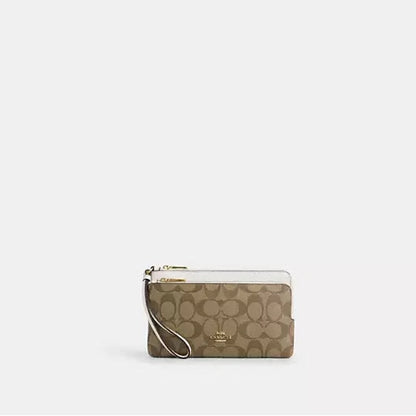 Coach Double Zip Wallet