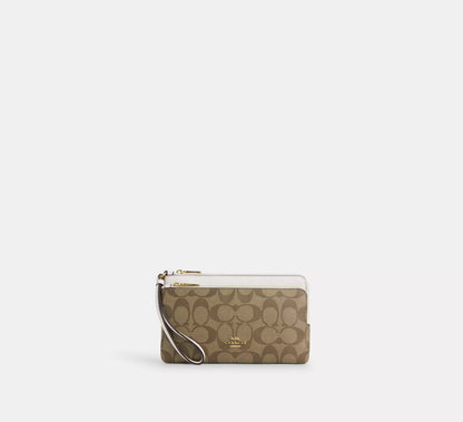 Coach Double Zip Wallet