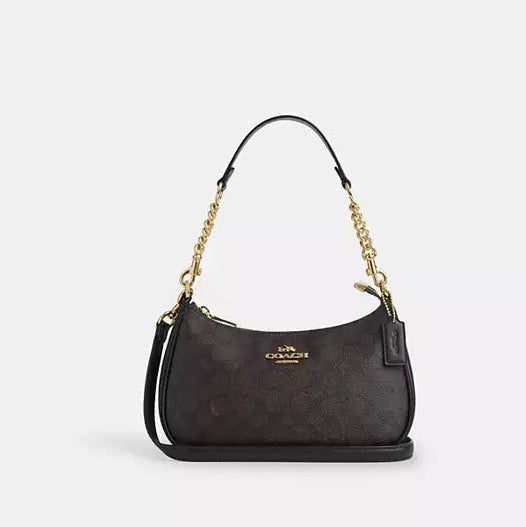 Coach Teri Shoulder Bag – Adjustable Strap Shoulder & Crossbody Style