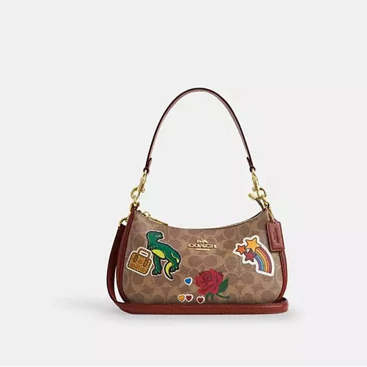 Coach Teri Shoulder Bag – Adjustable Strap Shoulder & Crossbody Style
