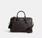 Coach Rowan Large Satchel Bag In Signature Canvas