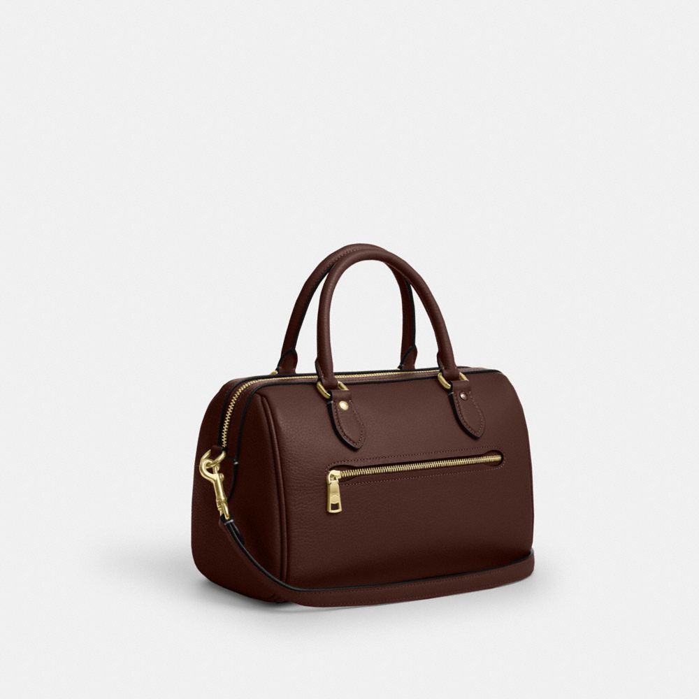 Coach Rowan Satchel Gold/Maple