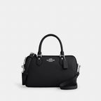 Coach Rowan Satchel Silver/Black