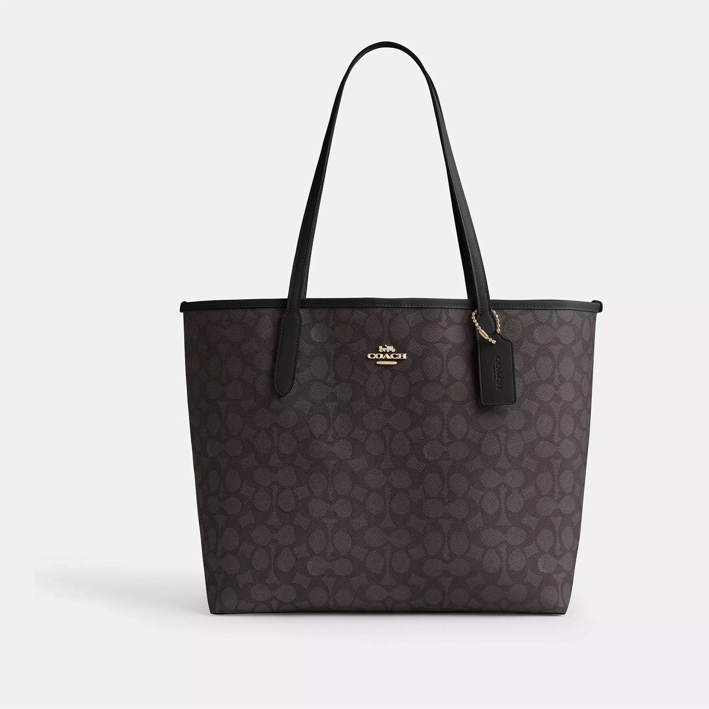 Coach City Tote Bag In Signature Canvas