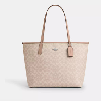 Coach City Tote Bag In Signature Canvas