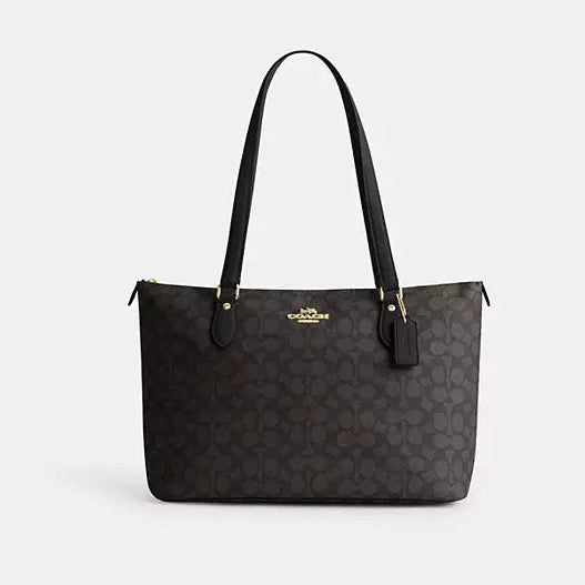 Coach Gallery Tote Bag Signature Canvas