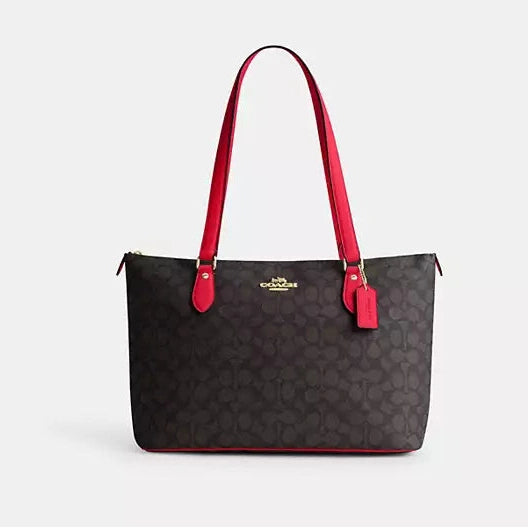 Coach Gallery Tote Bag Signature Canvas