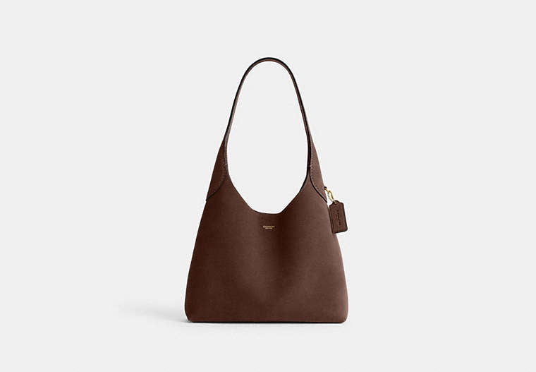 Coach Brooklyn Shoulder Bag 28 Classic Brass/Dark Chocolate