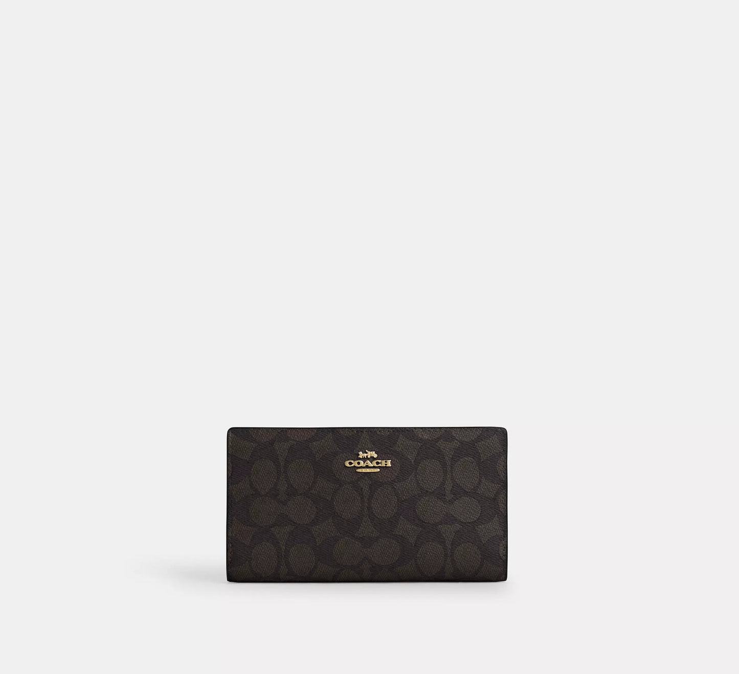 Coach Phone Wallet In Colorblock Signature Canvas