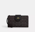 Coach Phone Wallet In Colorblock Signature Canvas