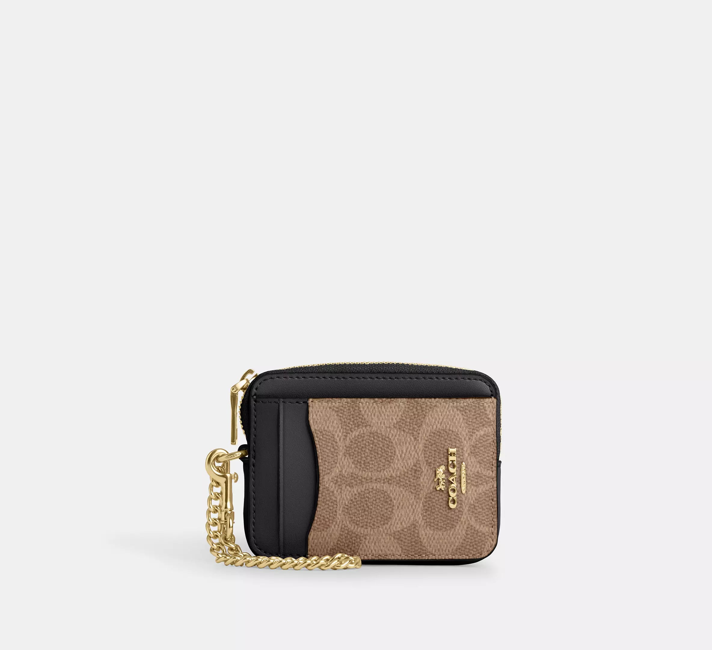Estuche para tarjetas con cremallera Coach