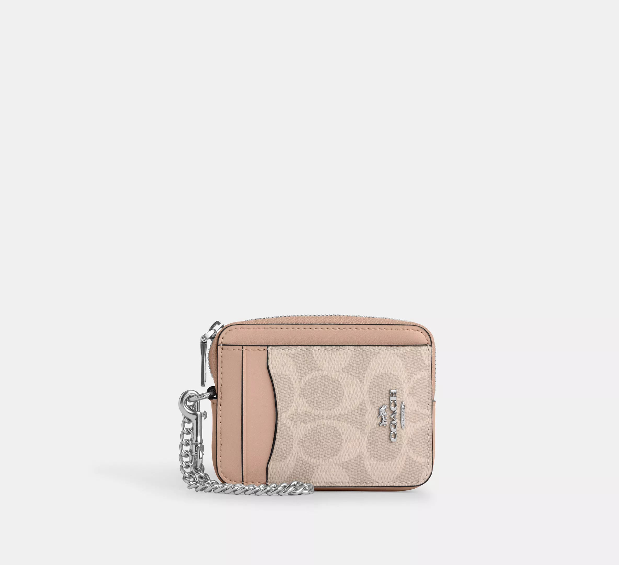 Estuche para tarjetas con cremallera Coach