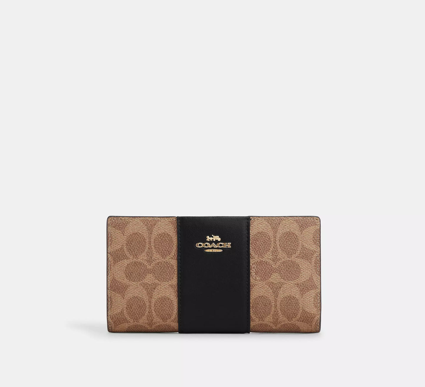 Coach Slim Zip Wallet In Signature Canvas