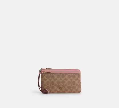 Coach Double Zip Wallet