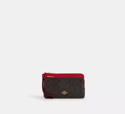 Coach Double Zip Wallet