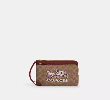 Coach Double Zip Wallet