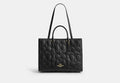 Coach Maggie Tote Bag Signature Leather - Gold/Black