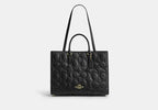 Coach Maggie Tote Bag Signature Leather - Gold/Black