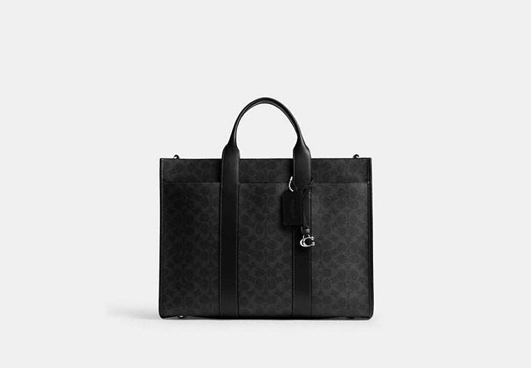 Coach Wesley Tote - Black Signature