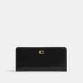 Coach Essential Slim Wallet Brass Black front