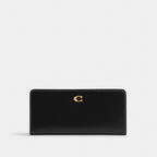 Coach Essential Slim Wallet Brass Black front