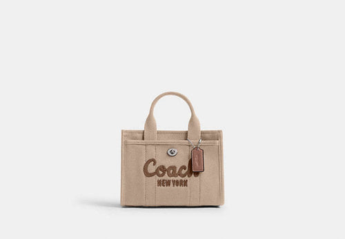Coach Cargo Tote Bag 20 - Silver/Dark Natural