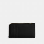 Coach New York Zip Card Case - Brass/Black