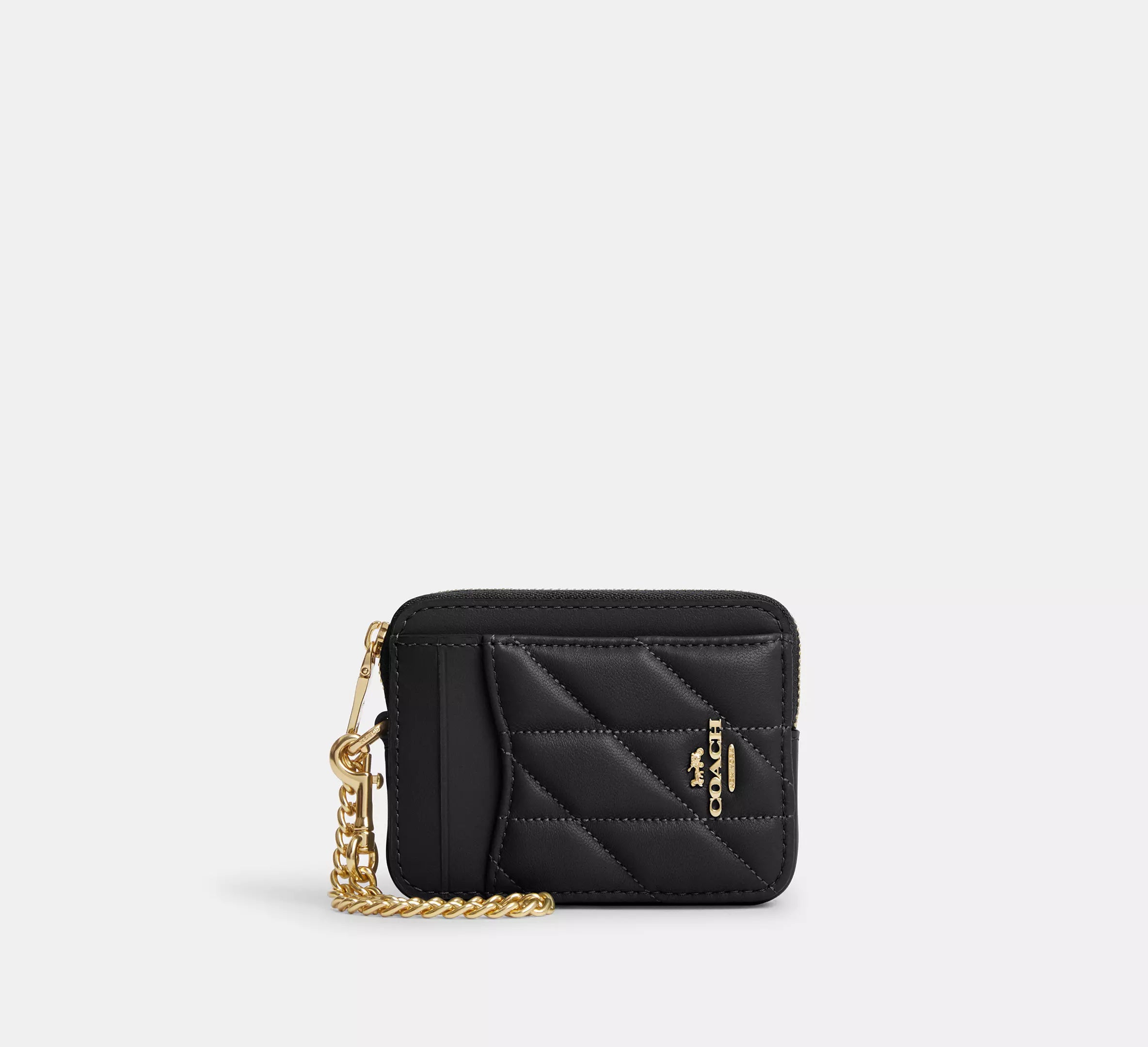 Estuche para tarjetas con cremallera Coach