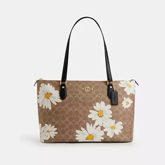 Coach Gallery Tote Bag Signature Canvas