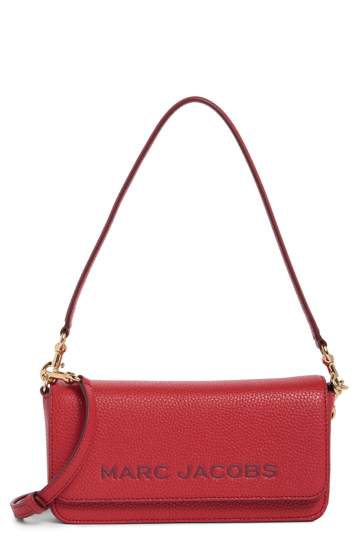 Marc Jacobs Mini Leather Crossbody Savvy Red