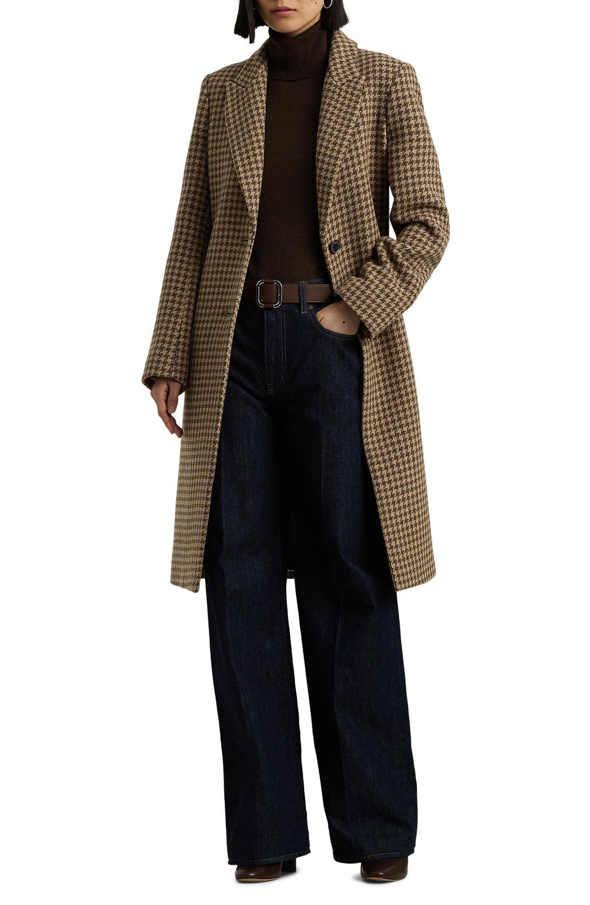 Ralph Lauren Women's Houndstooth Coat