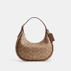 Coach Emily Shoulder Bag In Signature Canvas - gold/tan/brown