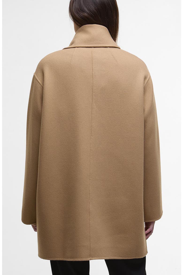 Barbour Women's Clementine Scarf Detail Wool Blend Coat