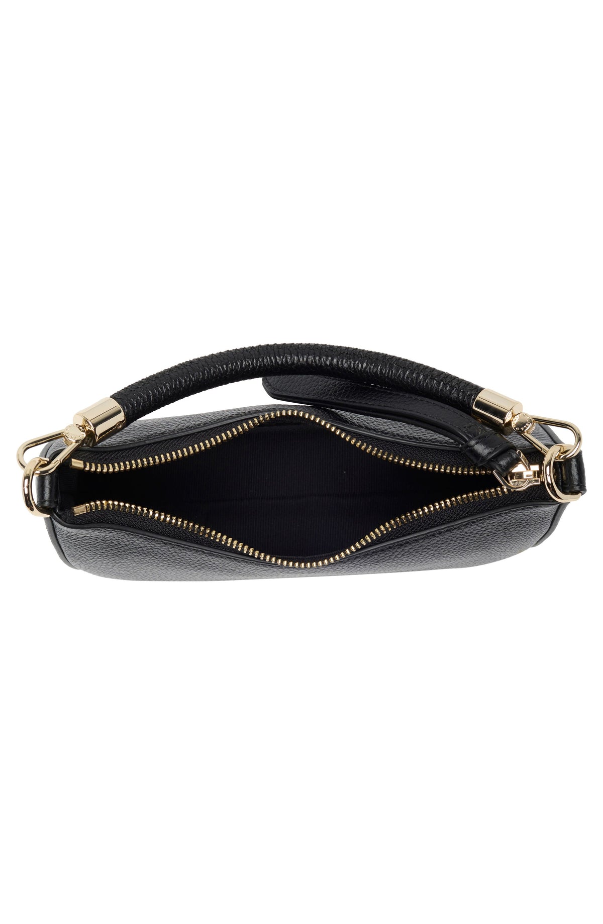Furla Emera Mini Leather Crossbody Bag - Black