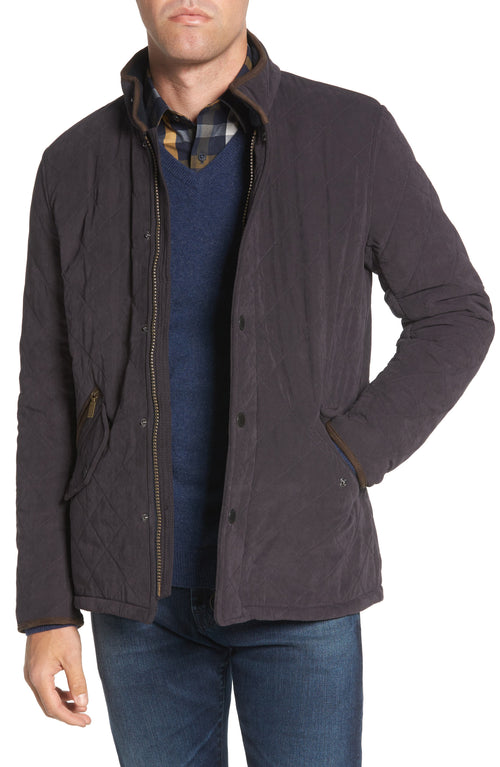 Barbour Men's Bowden Quilted Nylon Jacket - Navy
