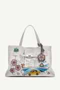 DKNY Bryar Large Satchel - Marshmallow