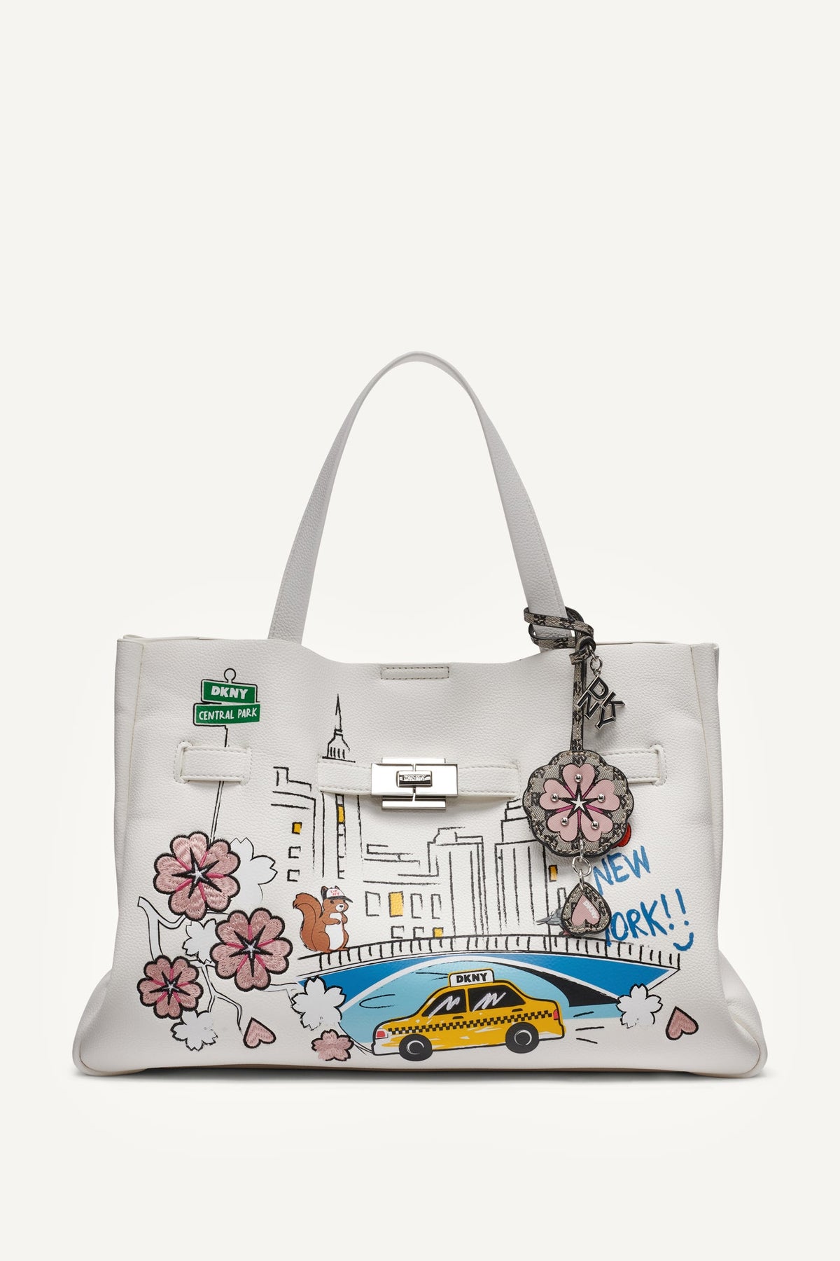 DKNY Bryar Large Satchel - Marshmallow