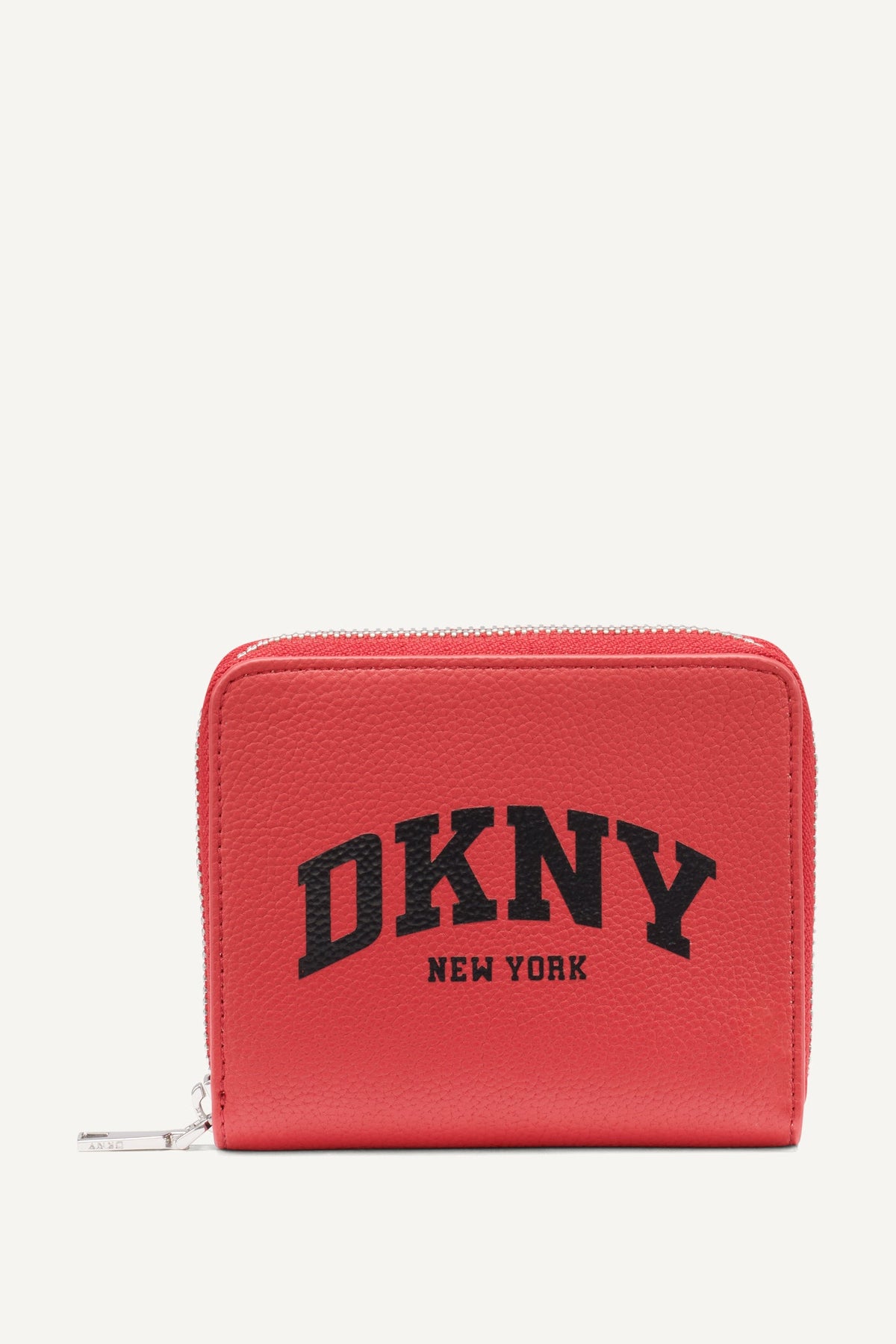 DKNY Hadlee Small Zip Around Wallet - Bright Red