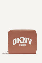 DKNY Hadlee Small Zip Around Wallet - Hot Cocoa