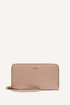 DKNY Paula Large Zip Around Wallet - Cappuccino