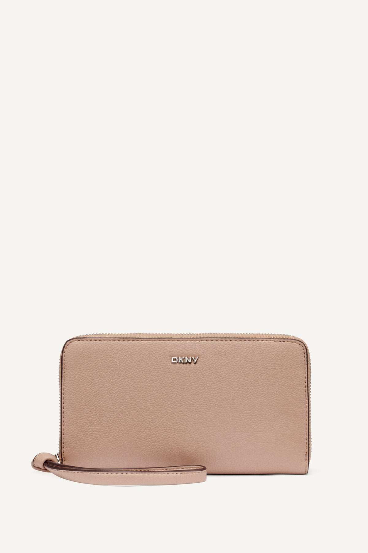 DKNY Paula Large Zip Around Wallet - Cappuccino