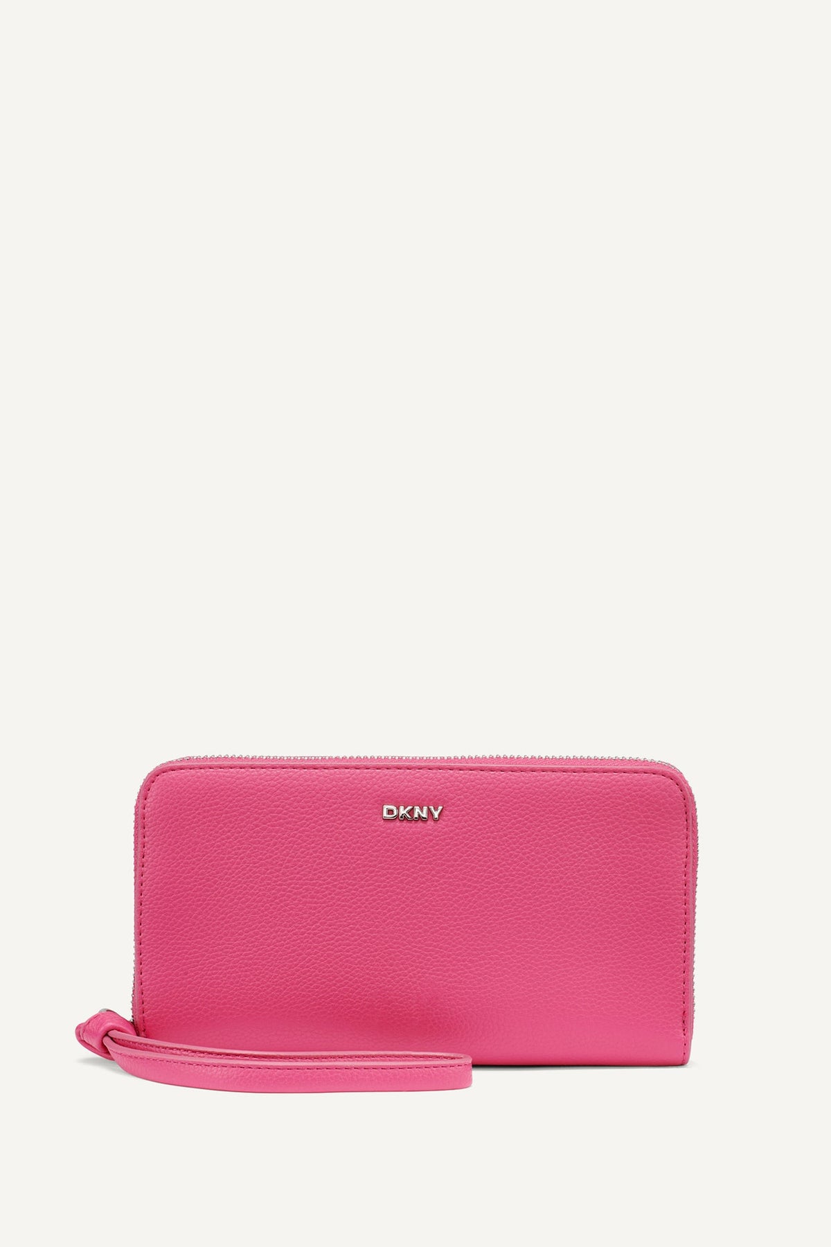 DKNY Paula Large Zip Around Wallet - Hot Pink